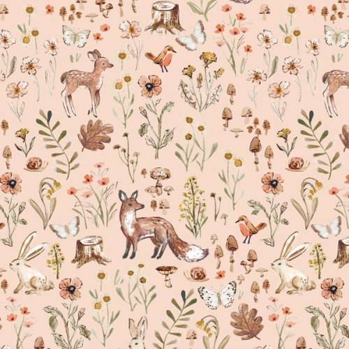 Wildwood Fitted Crib Sheet for Nestig Mini Cloud