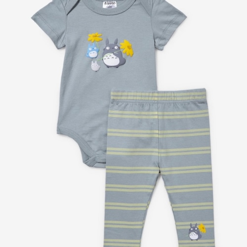 Studio Ghibli My Neighbor Totoro Floral Totoro Infant One-Piece & Pants Set - BoxLunch Exclusive | BoxLunch