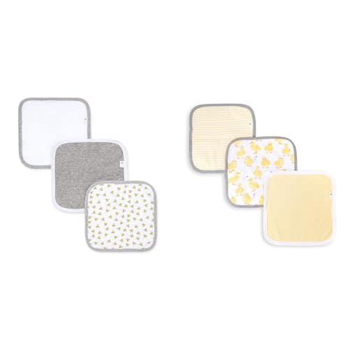 Burt's Bees Baby Washcloths, Absorbent Knit Terry, Super Soft 100% Organic Cotton Bundle