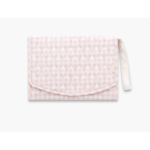 Portable Changing Pad - Pink Gingham | Gooselings