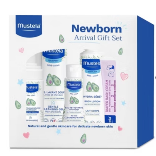 Mustela Newborn Arrival Baby Bath And Body Gift Set - 5ct : Target