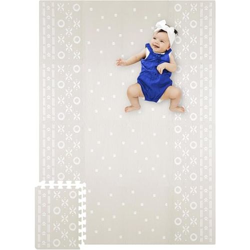 Gudi Foam Play Mat for Baby 5.6 x 4 ft – Safe, Easy to Clean, Padded Baby Mat for Floor – The Stylish Baby Foam Play Mat That Complements Any Home Décor or Kids Playroom