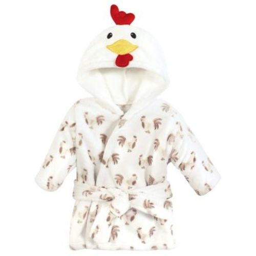 Hudson Baby Unisex Baby Plush Animal Bathrobe, Rooster, 0-9 Months