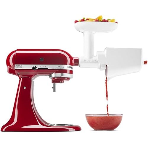 KitchenAid KSMFVSP Fruit and Vegetable Attachment Strainer, Plastic, White