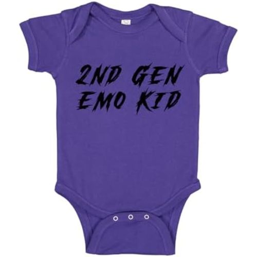 2nd Generation Emo Kid Baby One Piece Bodysuit Or Toddler Shirt Emo Daddy and Mommy Gift