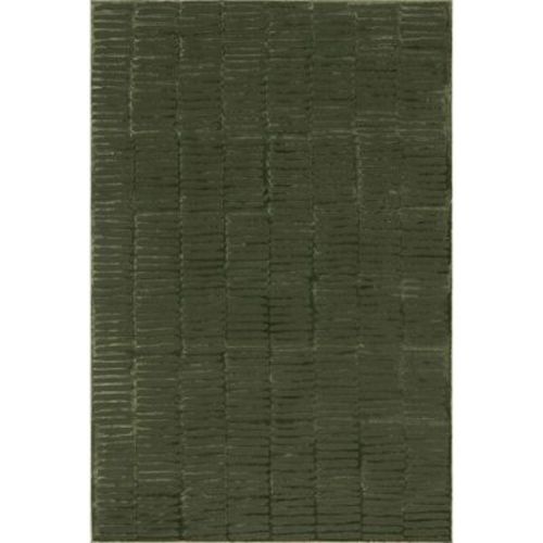 Nuloom Kailani Geometric Pet Friendly Textured Machine Washable Area Rug, 6' 7" x 9', Green