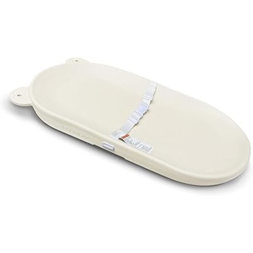 Baby Changing Pad, EVA Waterproof Non-Slip Changing Table Pad with Adjustable Strap for Dresser Changing Table Nursery, Portable Diaper Changing Pad, Oat