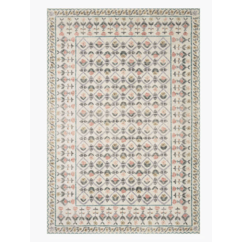 Eden Lattice Printed Rug - Ivory – Rifle Paper Co
