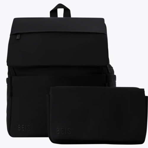 BÉIS 'The Ultimate Diaper Backpack' in Black - Best Backpack Diaper Bag in Black