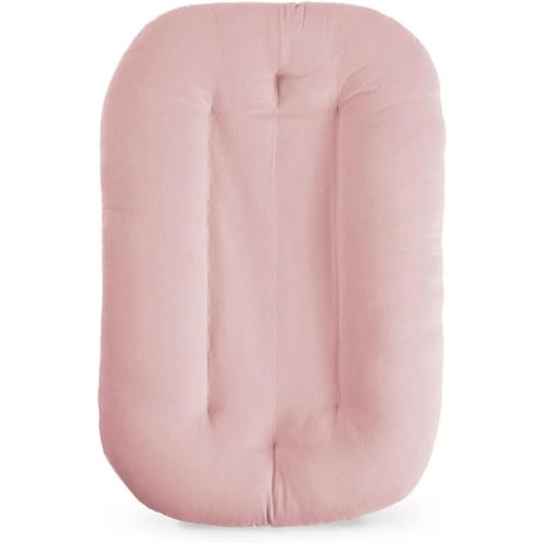 Baby Lounger for Newborn, Bionic Design Baby Lounger, Soft Organic Cotton Breathable Lounger for Infants 0-18 Months (Pink)