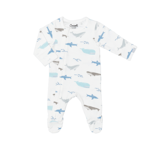 Brands/Coccoli;INFANT/Boy/SLEEPWEAR/ZIPPER FOOTIES