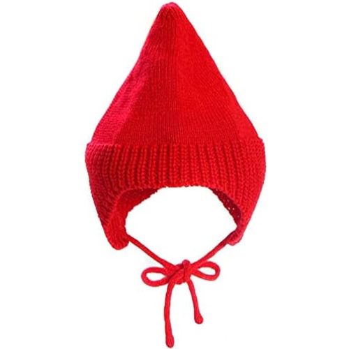 Children-Hat Knitted Beanie Fashion - Girls Boys Knitted Beanie Sharp Pointed Warm Cap fit for 0-3 Years