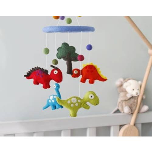 Handmade Wool Felt Animal Crib Mobile