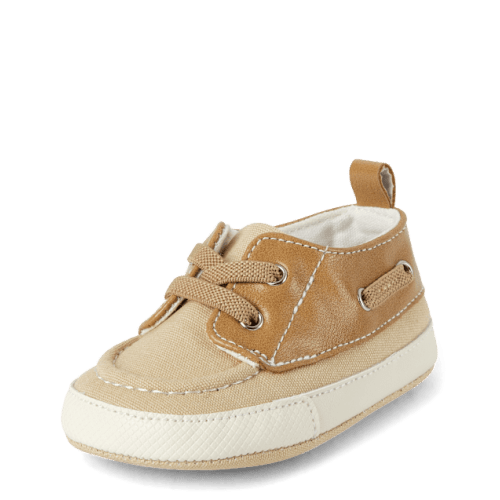 Baby Boys Boat Shoes - Tan