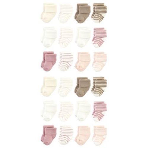 Hudson Baby Cotton Rich Baby Terry Socks 24-Pack