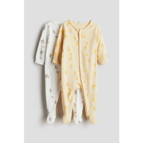 2-PACK COTTON PAJAMA JUMPSUITS