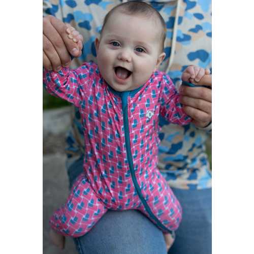 Baby Zip Up - American Flag Print – BURLEBO