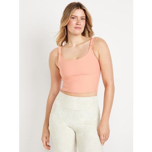 Maternity PowerSoft Rib Nursing Sports Bra