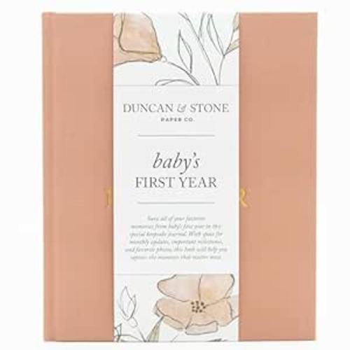 Amazon.com: Baby First Year Book (Dusty Rose, 112 Pages) by Duncan & Stone - Memory & Milestone Baby's First Year Photo Album from Pregnancy to First Year – Newborn Baby Journal - Gifts for New Moms : Baby