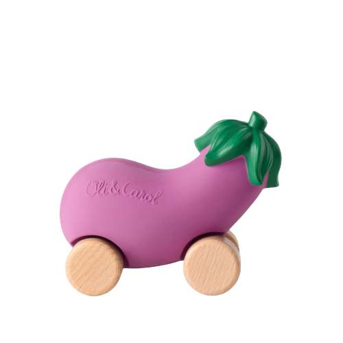 Emma The Eggplant Baby Car Toy | Oli & Carol