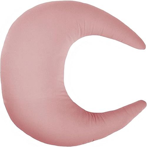 snuggle me Organic Nursing Pillow - Bottle & Breastfeeding Pillow with Organic Cotton Cover & Fiberfill, Machine Washable, Newborn Essentials Must Haves (Gumdrop)