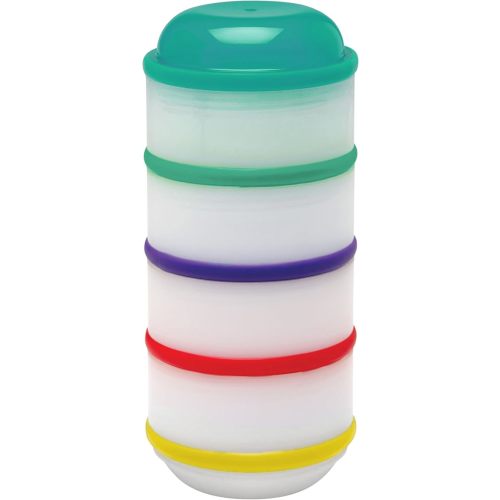 Dr. Brown's Snack-A-Pillar Stackable Snack and Dipping Cups, Travel Food Storage for Toddlers and Babies, BPA Free, 6m+