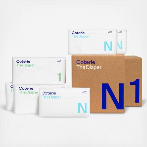 Coterie, Ultra 6-Pack Soft Newborn Diaper Set | Zola Baby