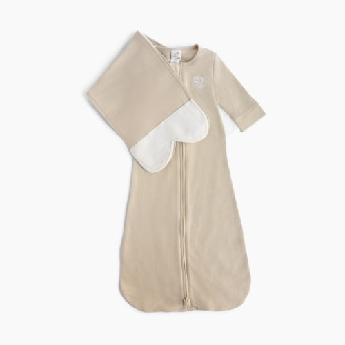 The Butterfly Swaddle Swaddle and Transitional Sleep Sack in One - Cozy Oat, Small (7 -12 Lbs)