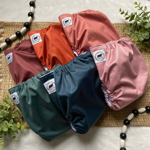 Fall Solids Collection OS Pocket Diaper (In Stock) – Teddy Tails Cloth Co.