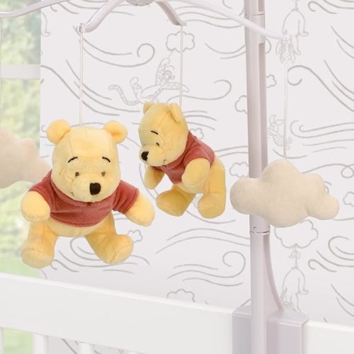 Disney Winnie The Pooh - Blustery Day Plush Clouds Musical Mobile - Winnie the Pooh - Blustery Day