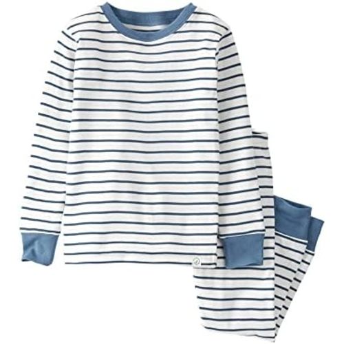 Little Planet by Carter's 2-Piece Organic Cotton Pajamas Blue Stripe 9 M