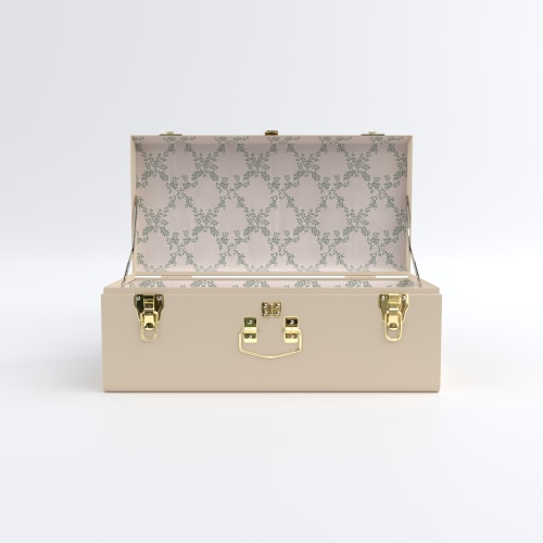 Petite Classic Trunk - Limited Edition Beige - Ivy Trail / Embroidery