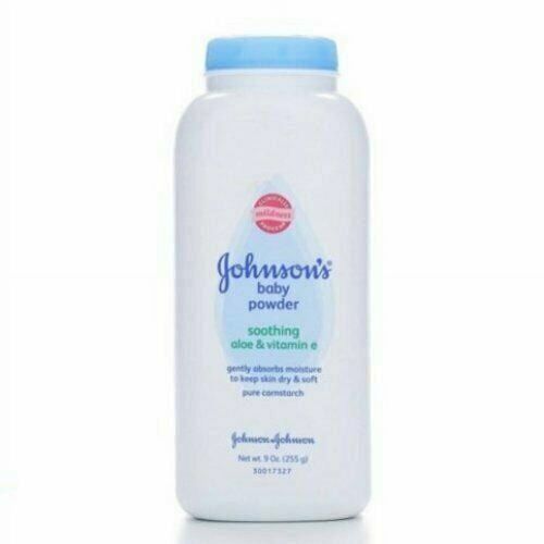 JOHNSON'S Baby Powder Soothing Aloe & Vitamin E, 9 oz