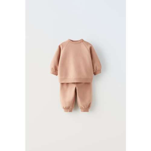BASIC PLUSH SWEATSHIRT AND PANTS PACK