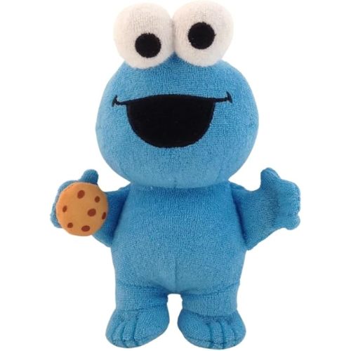 SoapSox-Cookie Monster-Baby Bath Scrub-Refillable Bubble Bath Sponge Toys for Babies-Machine Washable