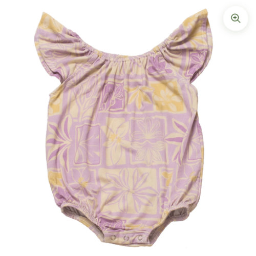 Kapa Naupaka Bamboo Pua Flutter Bodysuit