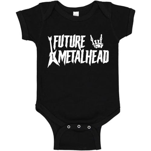 Future Metal Head Baby Bodysuit Infant One Piece or Toddler T-Shirt