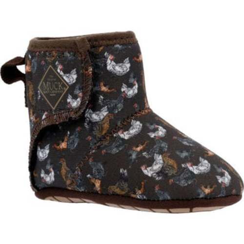 My First Mucks Baby Bootie MFM9CK Chicken Print