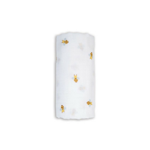 Lulujo Baby Swaddle Blanket Muslin Cotton Bees