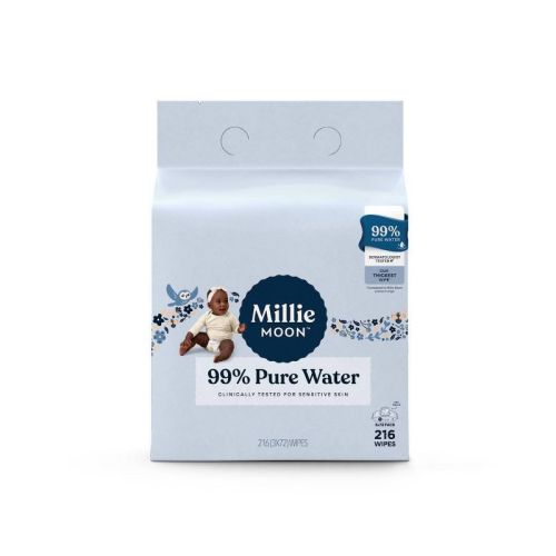 Millie Moon 99% Pure Water Baby Wipes - 576ct