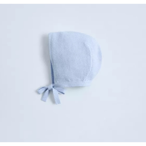 KNIT BONNET - Pastel blue | ZARA United States