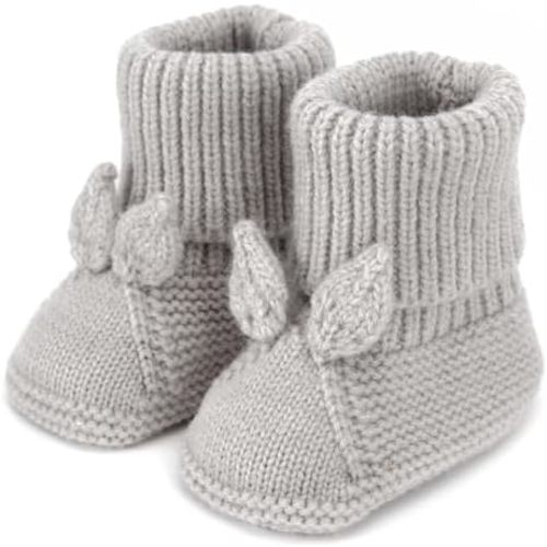 Baby Booties Newborn Babe First Walkers Knit Boots Warm Knit Crib Shoes Crochet Soft Infant Sock for Boy Girl