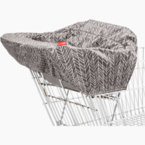Skip Hop Take Cover Shopping Cart Cover - Grey Feather