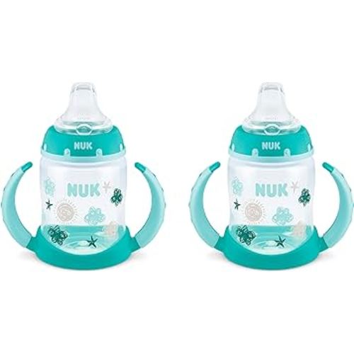 Amazon.com : NUK Small Learner Tritan Cup, 5 oz, 6+ Months – BPA Free, Spill Proof Sippy Cup : Baby