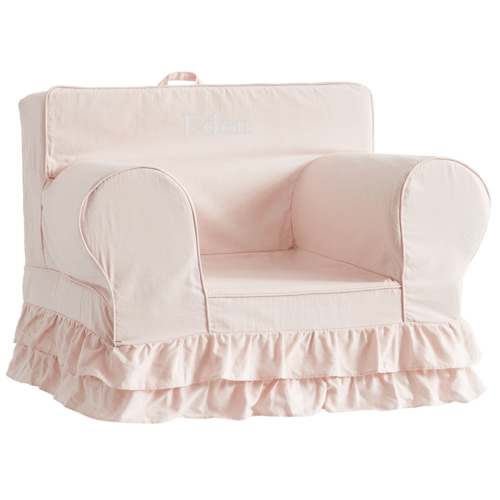 My First Anywhere Chair®, Dusty Blush Ruffle