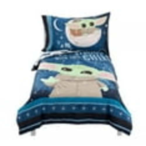 4 Pieces Star Wars "The Child" Toddler - Crib Size Bedding Comforter Set