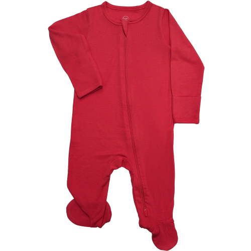Wonder So Soft Modal by Wonder Nation Baby Gender Neutral Two-Way Zipper Footed Sleep N Play Pajamas, Sizes Preemie–6/9 Months