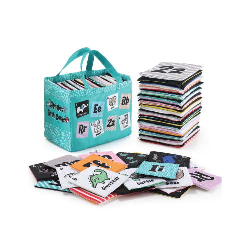 The Peanutshell Soft Alphabet Flash Cards, Early Educational Toy for 0-3 Years Old Kids