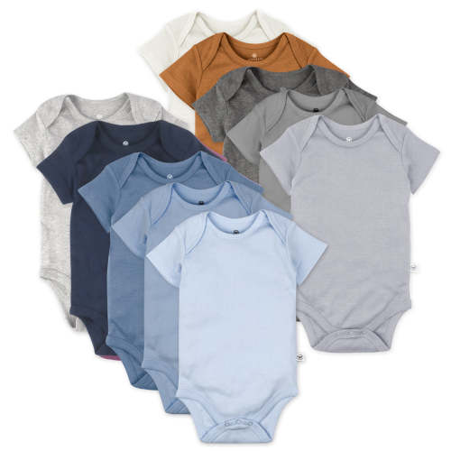 10-Pack Organic Cotton Short Sleeve Bodysuits | Honest Baby Clothing