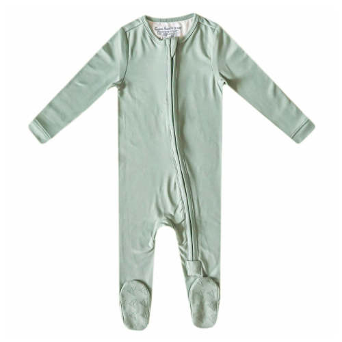 Copper Pearl Zip-up Footie - Briar | The Baby Cubby